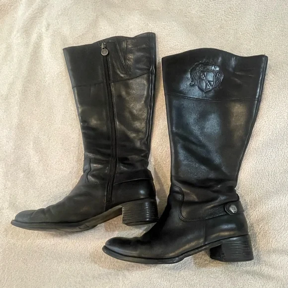 Knee high Franco Sarto black boots - Picture 2 of 13